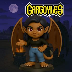 Elisa Maza Gargoyle Gargoyles Chibi Gargoyles