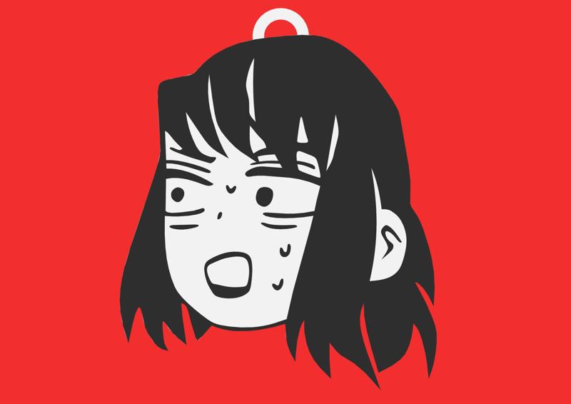 Key ring Inosuke 2# Kimetsu No Yaiba