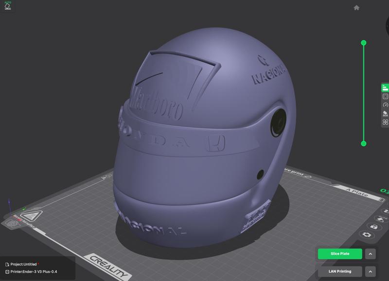 Ayrton Senna Helmet