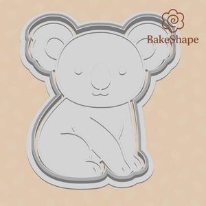 Koala Cookie Cutter & Embosser STL File – 3D Printable Australian Animal Design