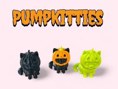 PumpKitties – Adorable Cats with Pumpkin Helmets