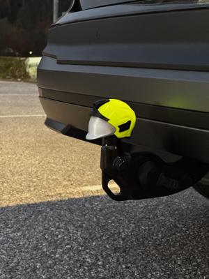 🚒 Trailer coupling cover firefighter helmet