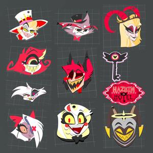 Hazbin Hotel Keychains