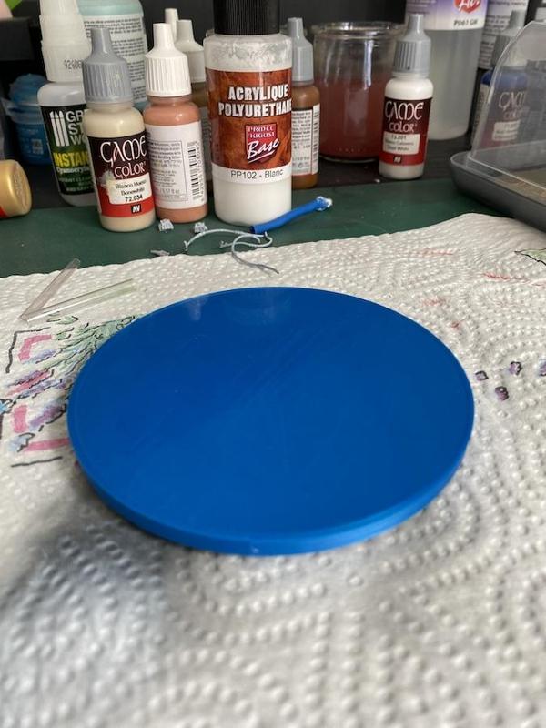 Small painting turntable