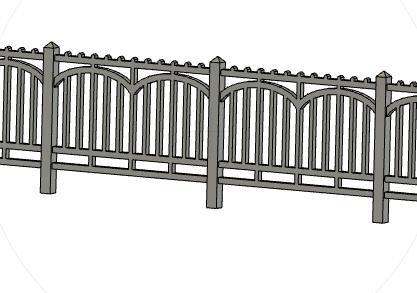 concrete fence