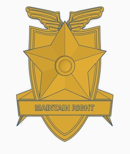 MFP Badge - MAINTAIN RIGHT