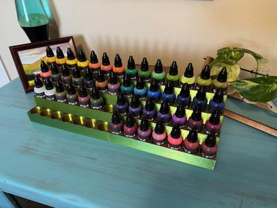 Tiered Airbrush Paint Organizer