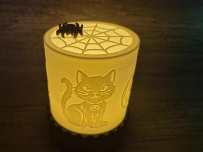Halloween Tealight Holder Tealight Autumn Boo
