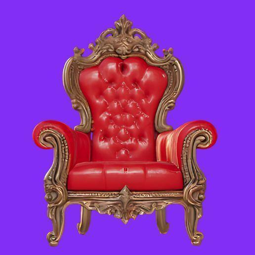 Royal Vintage Chair 3D Model