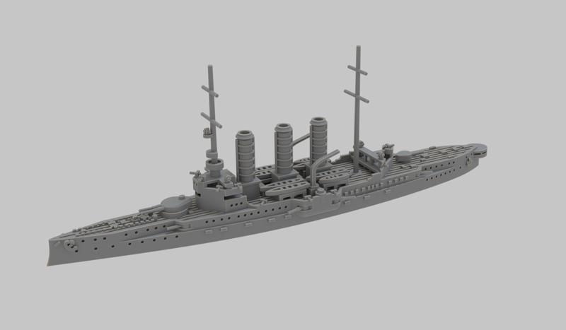 WW1 Austro-Hungarian Naval Sankt Georg class cruiser
