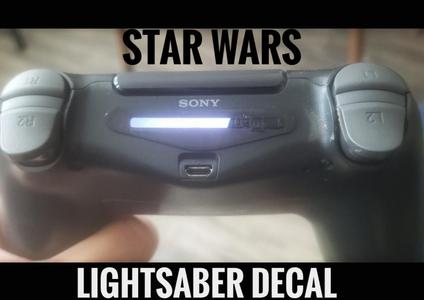 Star Wars Lightsabers PlayStation 4 Light-Bar 3d Print - PS4 Decal - Personalized PS4 Gifts- Gamer Gifts