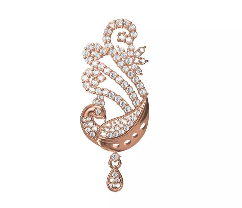 Women Unique Pendant STL JCD Details