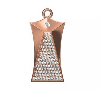 Women Unique Pendant STL JCD Details