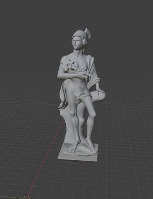 A statue of Mercury / Hermes