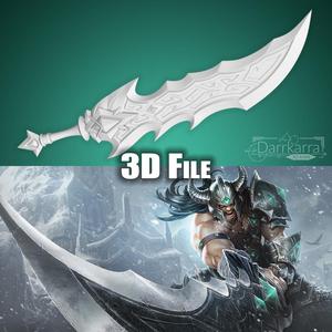 Tryndamere League of Legends Wild Rift STL files