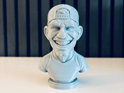 Carlos Alcaraz - Bust Sculpture