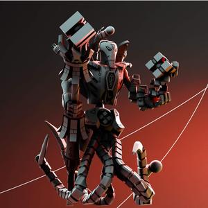Eternal Dynasty Ocoto Tech Chrono Mage - A wargame proxy unit