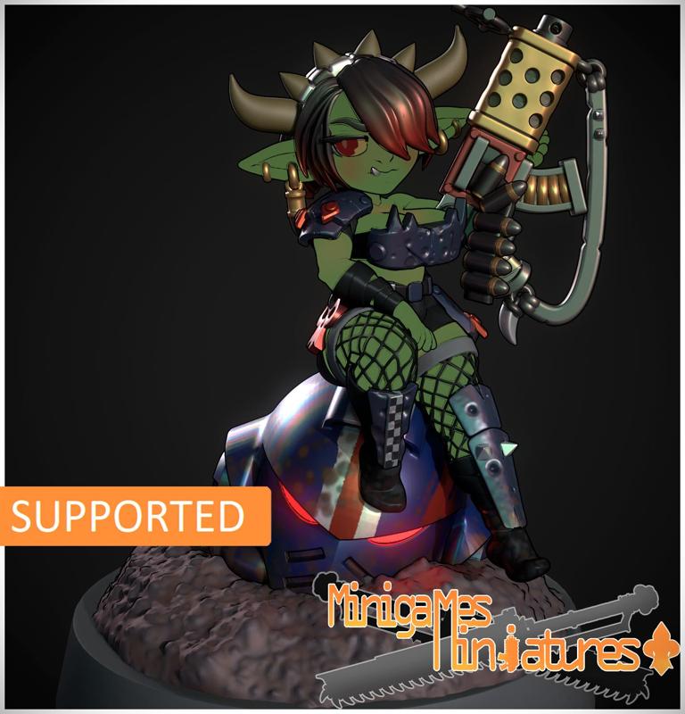Gretchin waifu anime figurine
