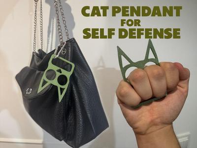 Cat Pendant for self-defense
