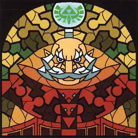 Lithophane Stained glass Zelda Rauru stained glass