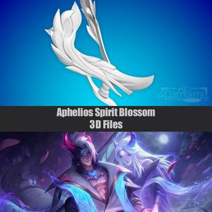 Aphelios Spirit Blossom Gravitum League of Legends STL files