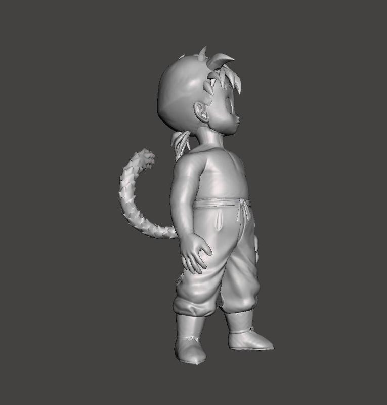 Son Gohan (transformation Oozaru) 3D Model