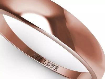 18 engraved wedding band stl verified