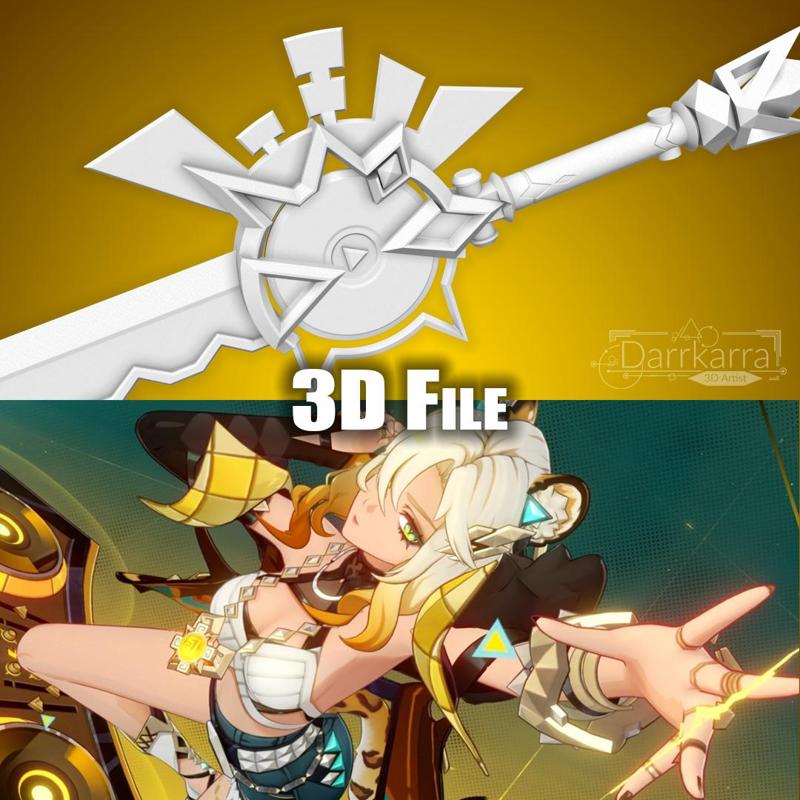 Peak Patrol Song Xilonen Sword Genshin Impact STL file