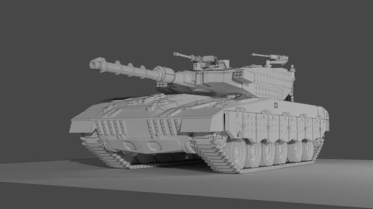 IDF Merkava mark 3 - Batash 3D print model
