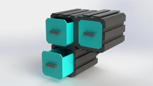 Modular Drawer - resistant