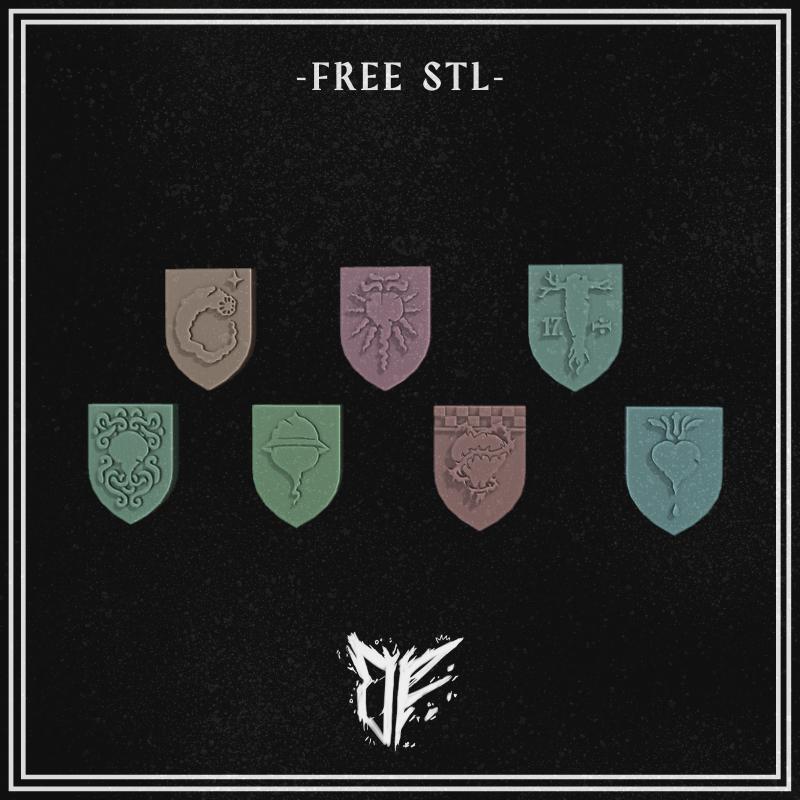 HERALDRIC Tilt Shields for Turnip28