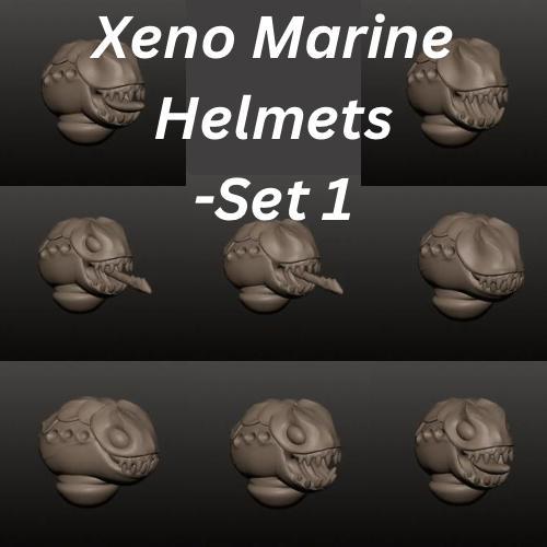 Xeno marine helmets -set 1