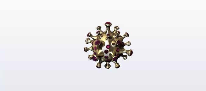 COVID-19 gold coronavirus