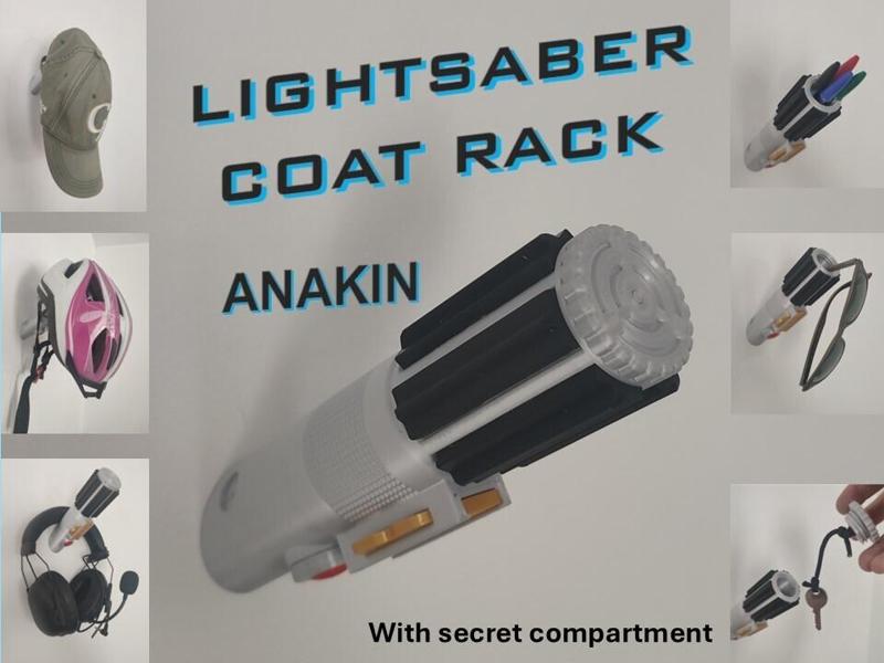 Lightsaber coat rack - ANAKIN