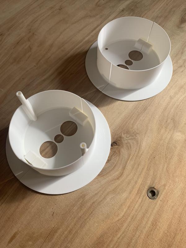 Cable entry for 100 mm holes (40-100 mm wall thickness)