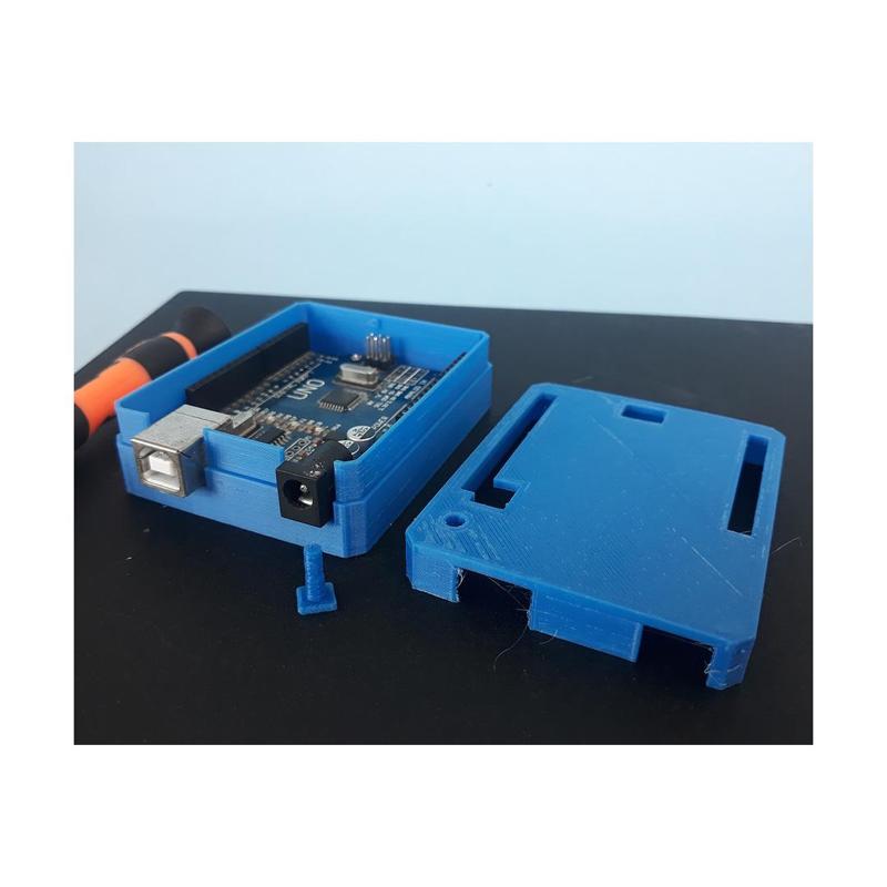 Arduino uno enclosure box case with button