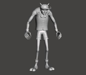 Sham - Black Cat Pirates 3D Model