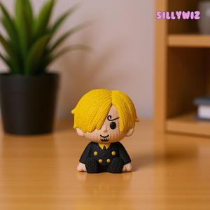 Sanji - One Piece - Knitted - Crochet