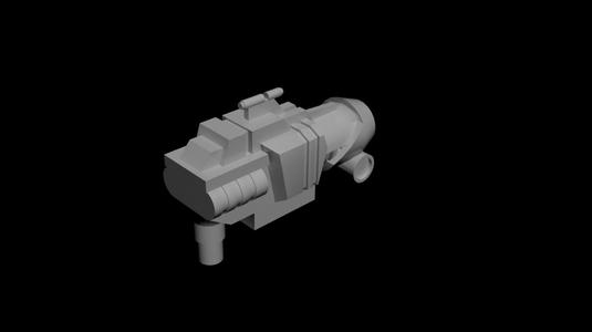 Transformers G1 Grimlock Rocket Launcher and Rocket