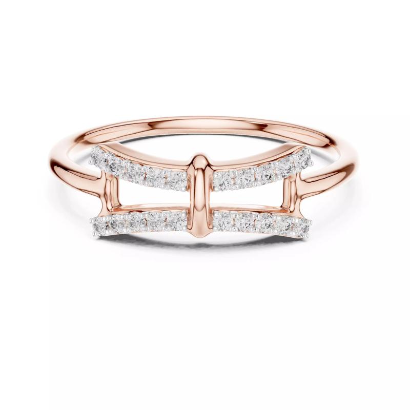 Round Cut Pave Diamond Engagement Wedding Ring 3DM STL Video