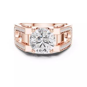 Round Cut Diamond Split Shank Engagement Ring 3DM STL Video