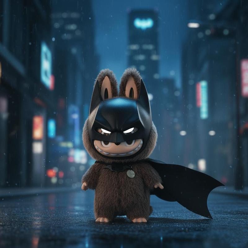 Laboobo as Batman – Cute Dark Knight Figurine 3D Print