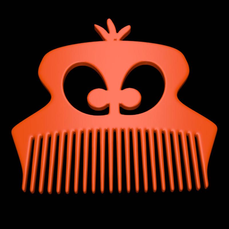 Funny Alien Head Hair Comb