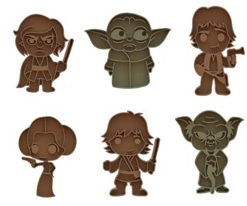 Star wars cookie cutters pack