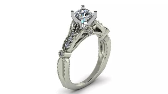 Engagement ring Printable Model