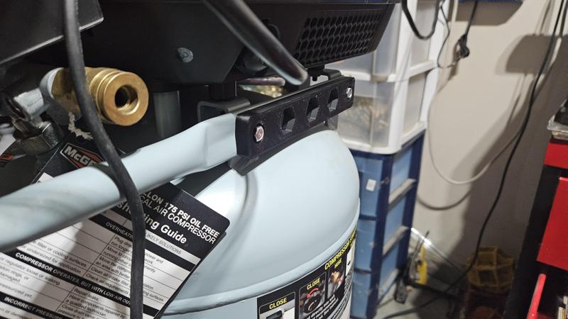 Air Hose Holder for McGraw Air Compressor - Harbor Freight