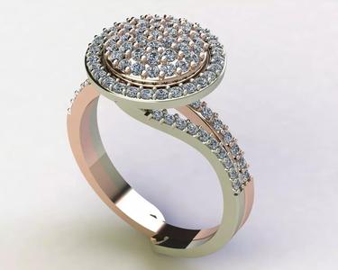 rings modular design or two parts that separated and reattached