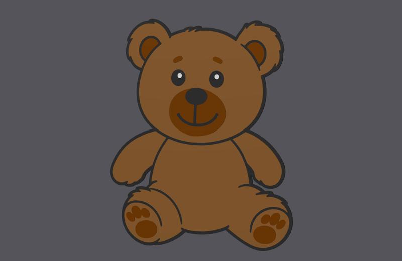 Teddy Bear - Wall Art v2