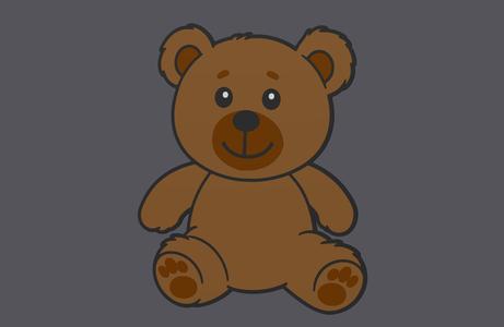 Teddy Bear - Wall Art v2