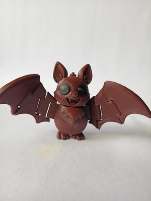 🦇 Flexi Chibi Bat – STL Pack | Print-in-Place + Print-in-Parts + Keychain Edition